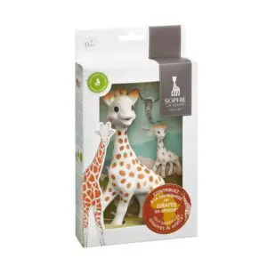 Σόφι καμηλοπάρδαλη Σετ με Μπρελόκ "Save Giraffes"