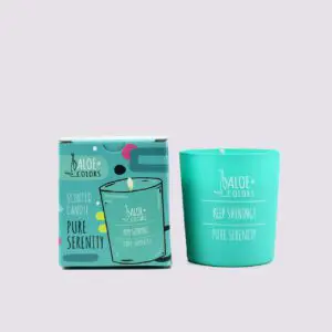 Aloe Colors Pure Serenity Scented Soy Candle,220gr