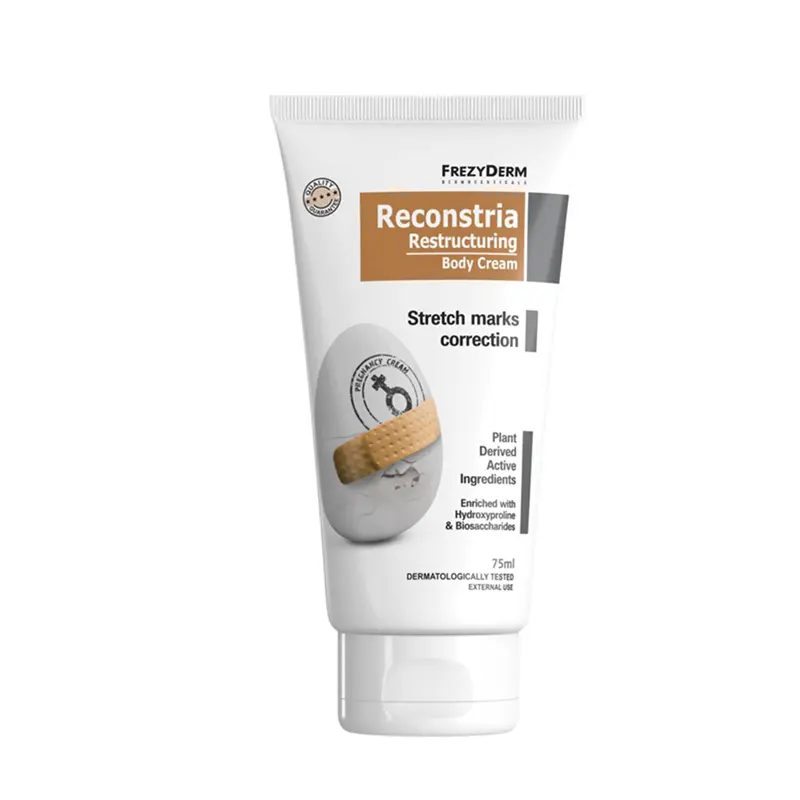 Frezyderm Reconstria Cream, Αναπλαστική κρέμα σώματος για την καθημερινή αντιμετώπιση των ραγάδων, 75ml