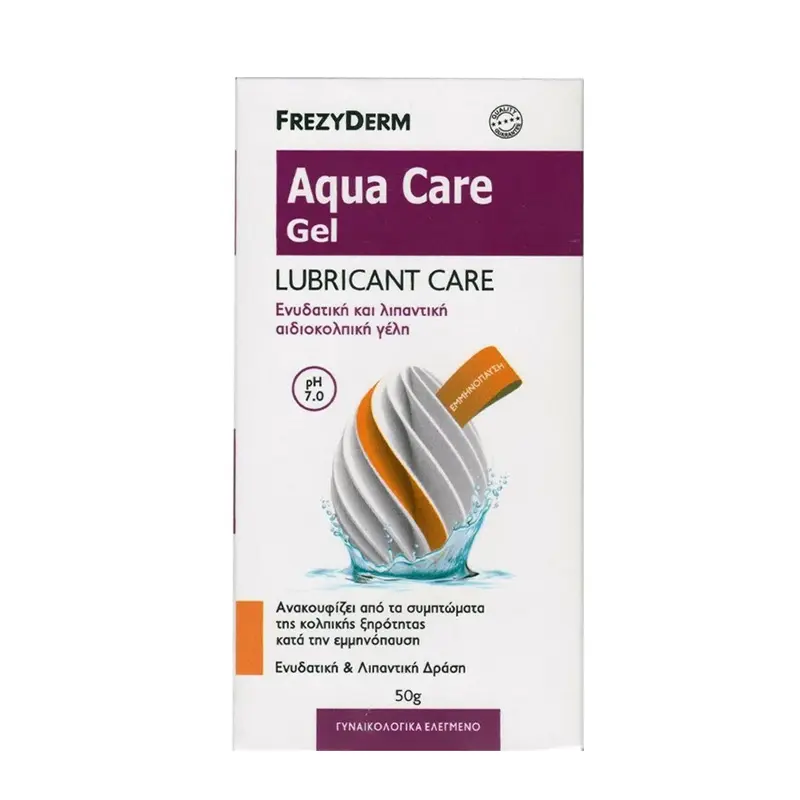 Frezyderm Aqua Care Gel, Ενυδατική και λιπαντική αιδοιοκολπική γέλη, 50gr