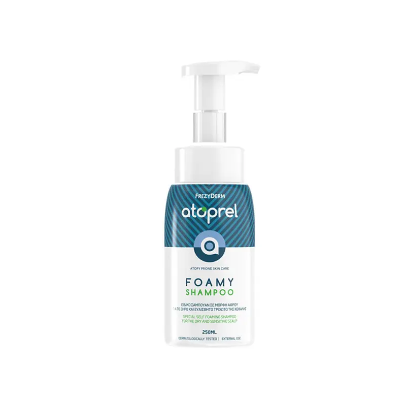 Frezyderm Atoprel Foamy Shampoo, Ειδικό Σαμπουάν σε μορφή Αφρού, 250ml