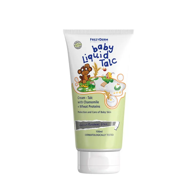 Frezyderm Baby Liquid Talc, Κρέμα Ταλκ για την περιποίηση της βρεφικής επιδερμίδας, 150ml