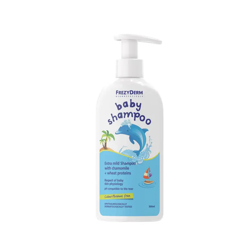Frezyderm Baby Shampoo, Απαλό Βρεφικό Σαμπουάν για το καθημερινό λούσιμο, 300ml