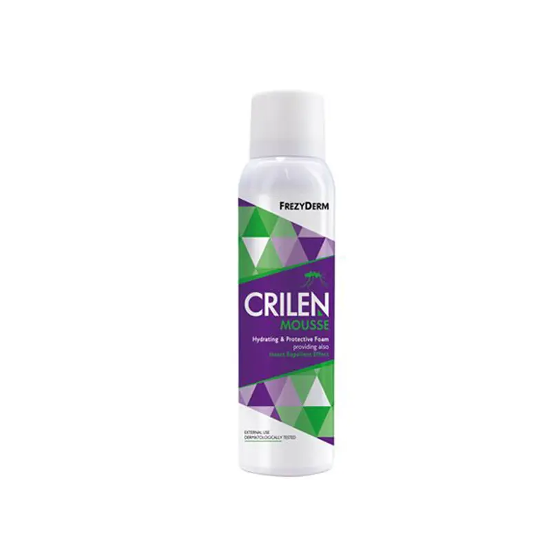 Crilen Mousse, Ενυδατικός αφρός που προστατεύει απο τα έντομα, 150ml