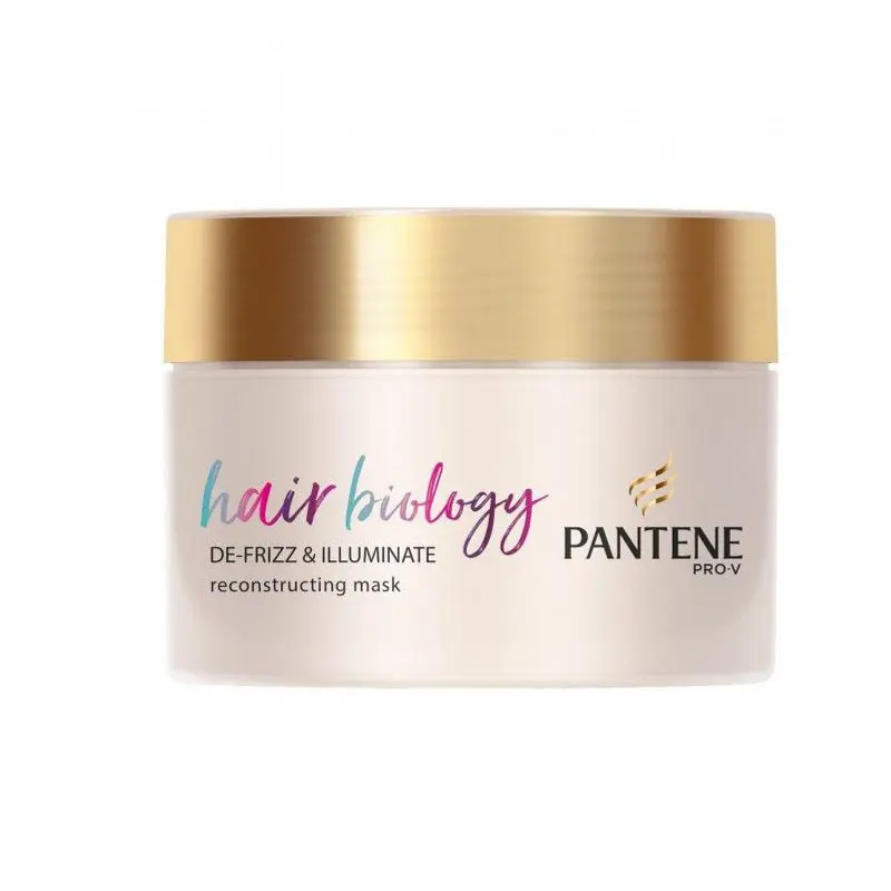 Pantene HairBio De-Frizz & Illuminate Mask, 160ml
