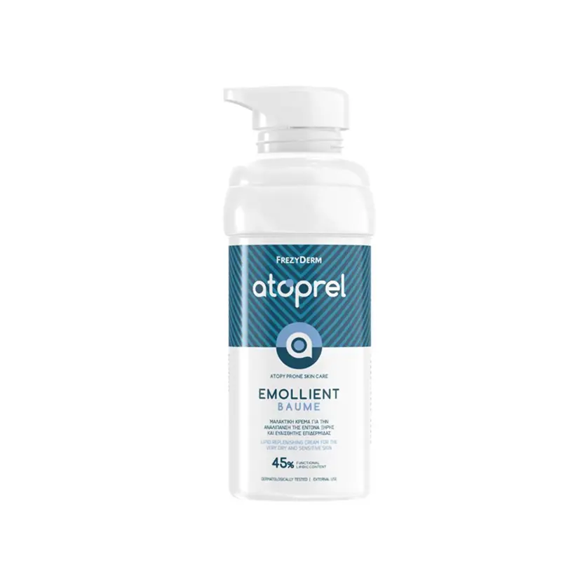 Frezyderm Atoprel Emollient Baume, Μαλακτική κρέμα για την περιποίηση της ξηρής, ευαίσθητης ατοπικής επιδερμίδας, 300ml