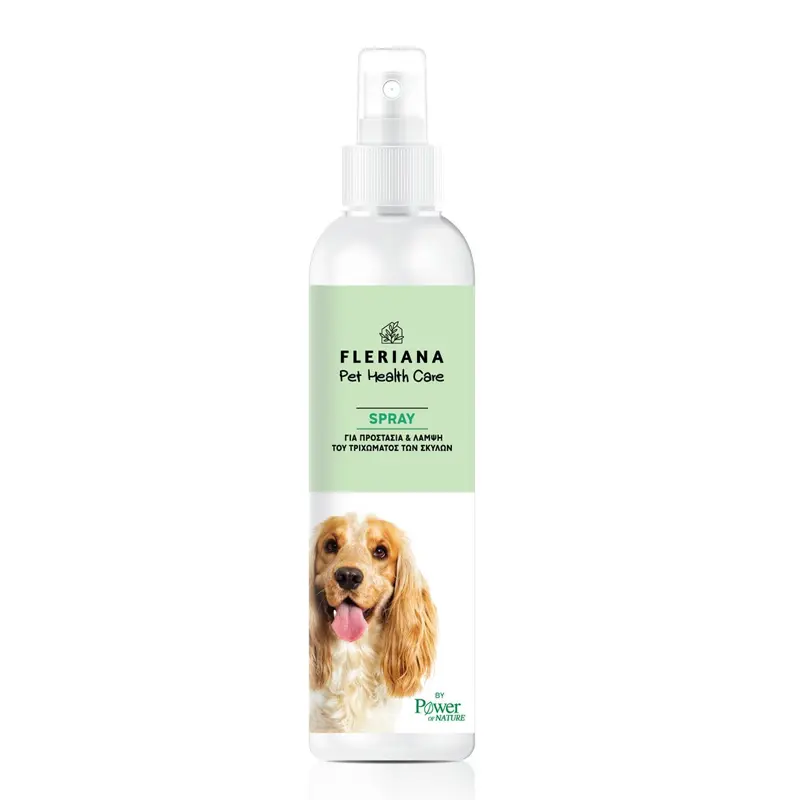 Fleriana Pet Spray, Σπρέι Καλλωπισμού για Σκύλους με άρωμα Πράσινο Μήλο, 250ml