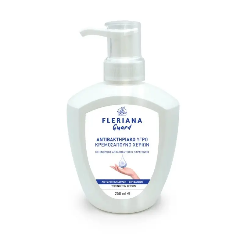 Fleriana Guard Αντιβακτηρικό Κρεμοσάπουνο Χεριών, 250ml