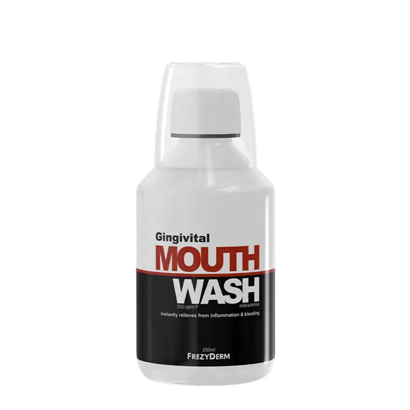 Frezyderm Oral Gingivital Mouthwash, Στοματικό Διάλυμα για την προστασία από την ουλίτιδα, 250ml