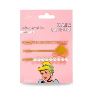 Mad Beauty Hair Slides Cinderella, 3 τεμάχια