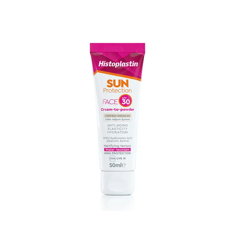 Histoplastin SUN PROTECTION Face Cream to Powder spf30 με χρώμα, 50ml