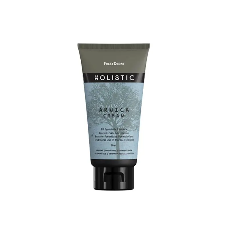 Frezyderm Holistic Arnica Cream, Κρέμα για πρόσωπο και σώμα που ανακουφίζει μετά από τραυματισμούς & μυϊκή καταπόνηση, 50ml
