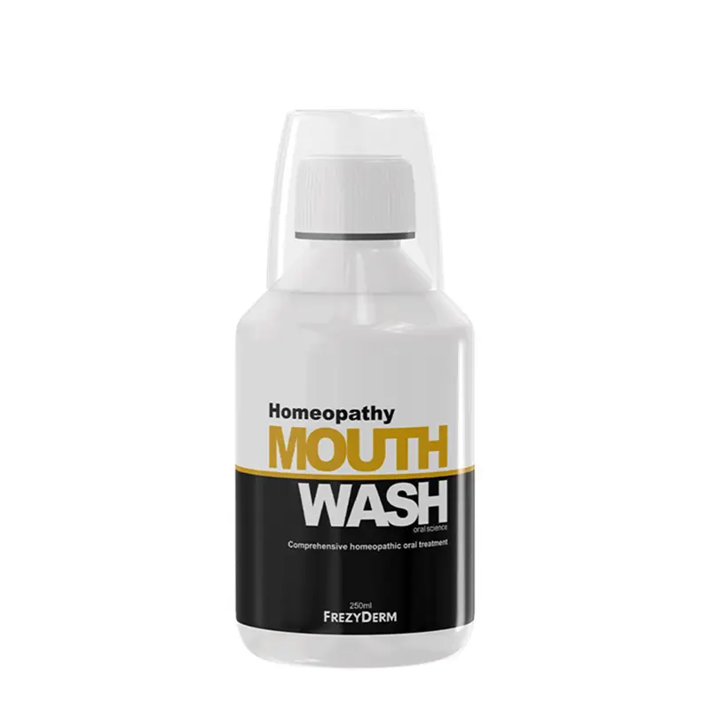 Frezyderm Oral Homeopathy Mouthwash,Στοματικό διάλυμα για άτομα που ακολουθούν ομοιοπαθητική αγωγή, 250ml
