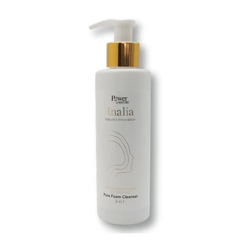 Inalia Pure Foam Cleanser 3 in 1, Κρεμώδης Αφρός Καθαρισμού, 200ml