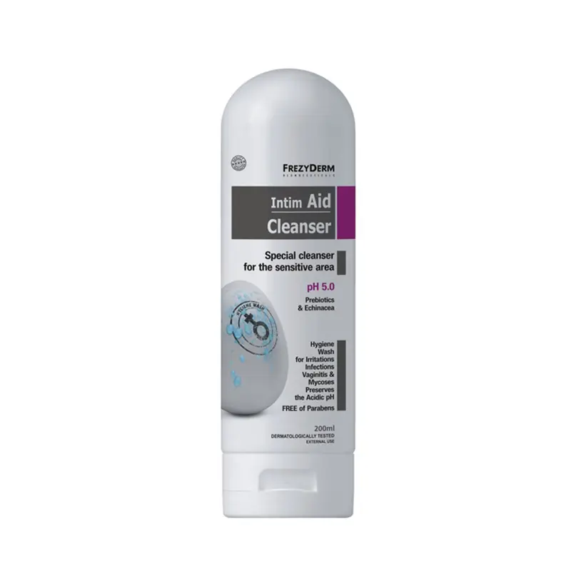 Frezyderm Intim Aid Cleanser, Καθαριστικό Ευαίσθητης Περιοχής, 200ml