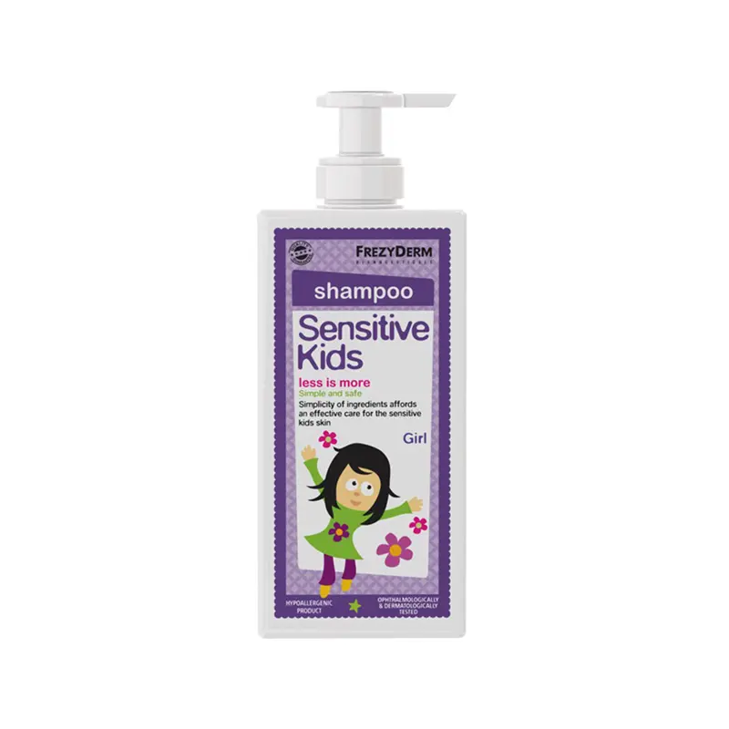 Frezyderm Sensitive Kid's Shampoo Girl, Παιδικό Σαμπουάν για Κορίτσια, 200ml