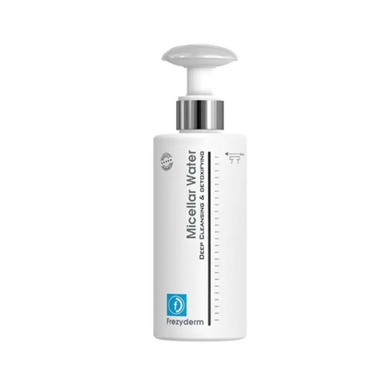Frezyderm Micellar Water, Ενεργό μικκυλιακό νερό για πολύ βαθύ καθαρισμό και ταυτόχρονα ισχυρή ενυδάτωση, αντιγήρανση και προστασία από τη ρύπανση, 200ml