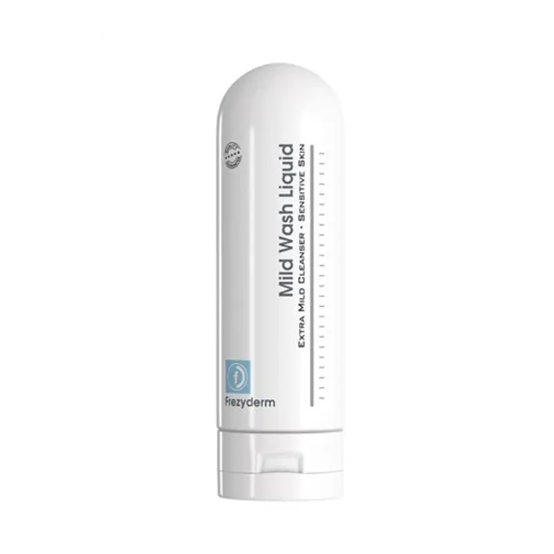 Frezyderm Mild Wash Liquid, Απαλό υγρό καθαρισμού, προσώπου και σώματος, για κανονικές και ευαίσθητες επιδερμίδες, 200ml