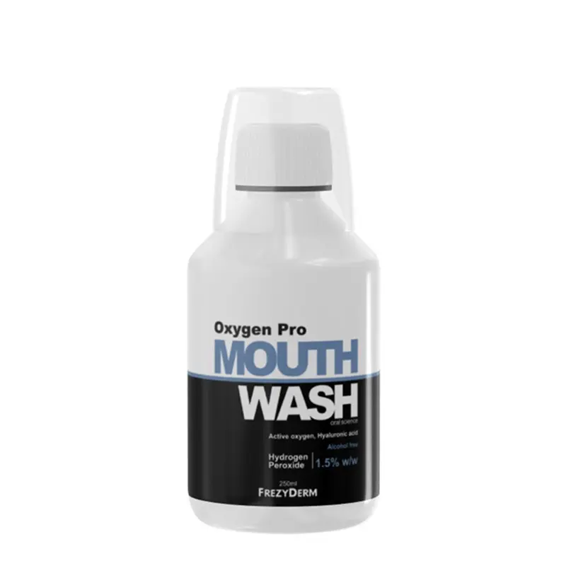 Frezyderm Oral Oxygene Pro Mouthwash, Για τον καθαρισμό & την Προστασία της Στοματικής κοιλότητας, 250ml