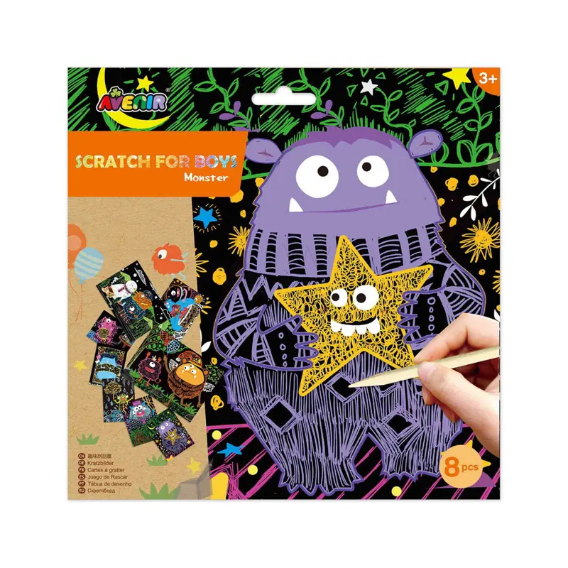 Avenir Scratch Monster, 8 τεμάχια