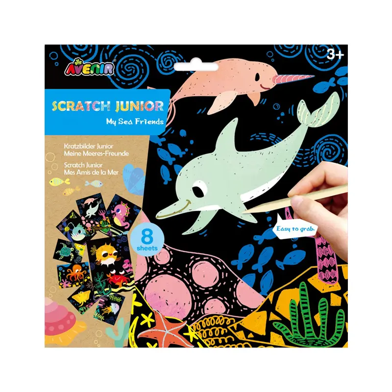 Avenir Scratch Sea Friends, 8 τεμάχια