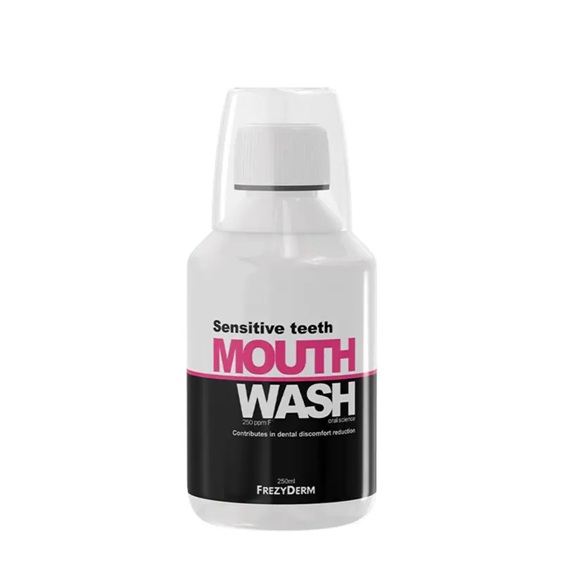 Frezyderm Oral Sensitive Teeth Mouthwash, Στοματικό διάλυμα για την καθημερινή φροντίδα των ευαίσθητων δοντιών, 250ml