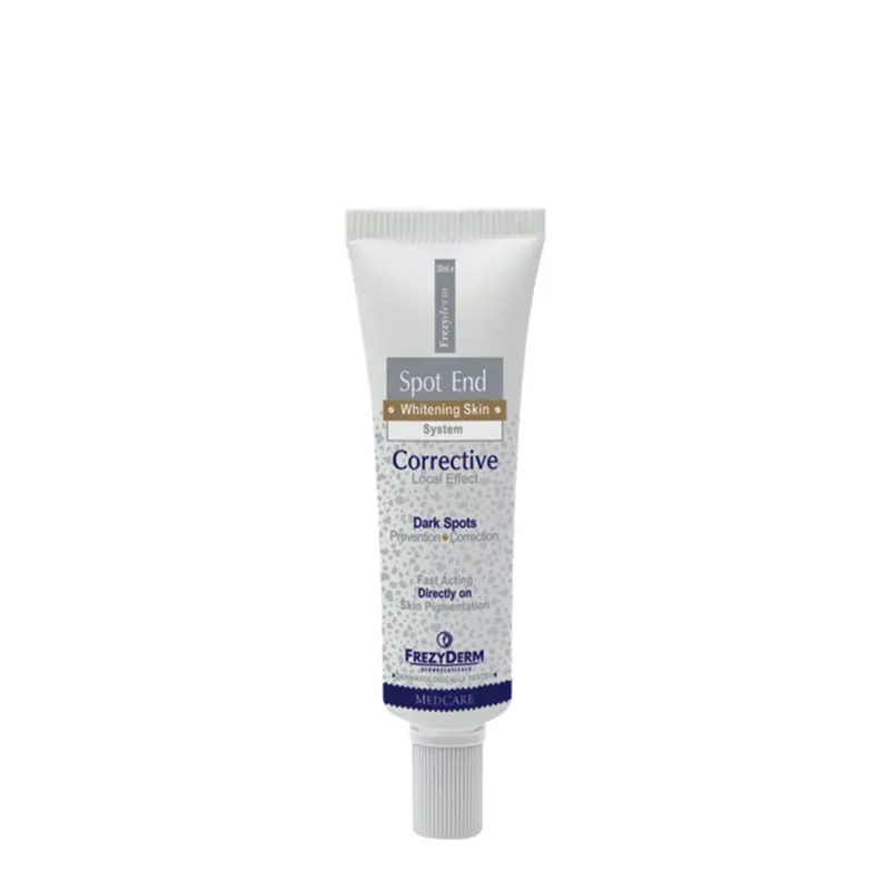 Frezyderm Spot End Corrective, Λευκαντική κρέμα τοπικής εφαρμογής για άμεση δράση, 30ml