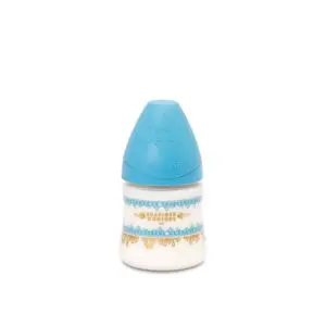 Suavinex Haute Couture Μπιμπερό Πλαστικό, θηλή Σιλικόνης, 150ml, Γαλάζιο