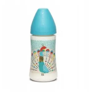 Suavinex Μπιμπερό Πλαστικό 270ml Peacock Green