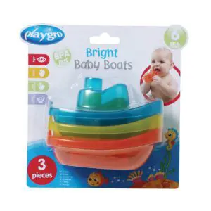Playgro Bright Baby Boats,3 τεμάχια