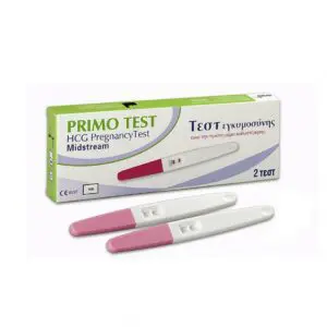 Primo Test Εγκυμοσύνης, 2 τεμάχια
