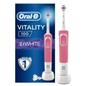 Oral-B Vitality 3D White Pink, Ηλεκτρική Οδοντόβουρτσα, 1 τεμάχιο