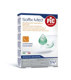 Pic Solution Soffix Αυτοκόλλητη Γάζα, 5cmx7cm, 5 τεμάχια