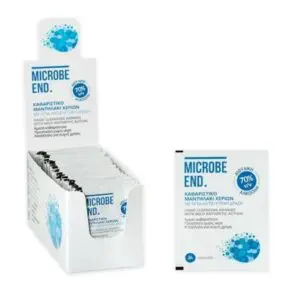 Microbe End Αντισηπτικά Μαντηλάκια, 60 τεμάχια