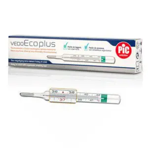 Pic Solution Vedoecoplus Glass Θερμόμετρο Οικολογικό, 1 τεμάχιο
