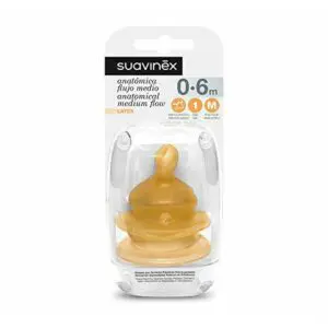 Suavinex Θηλή Ελαστική 1Μ, 0-6 μηνών