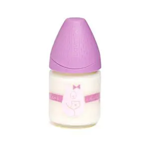 Suavinex Μπιμπερό Γυάλινο 120ml Purple