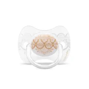 Suavinex Haute Couture Πιπίλα, θηλή Σιλικόνης, 18+ μηνών, Λευκό