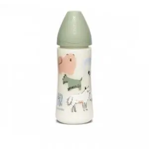 Suavinex Μπιμπερό Πλαστικό 360ml Dog Green