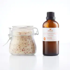 Anaplasis Body & Facial Scrub με Καστανή Ζάχαρη, Αλάτι Μεσολογγίου & σπόρους Cranberry, 250gr