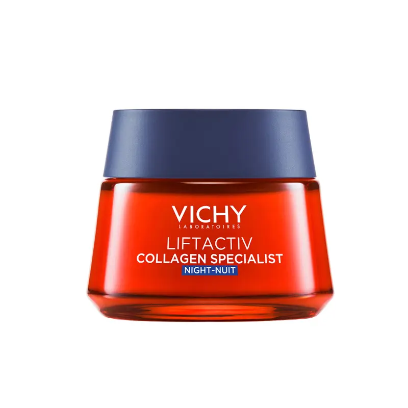 Vichy Liftactiv Collagen Specialist Αντιγηραντική Κρέμα Νύχτας για ρυτίδες και απώλεια κολλαγόνου, 50ml
