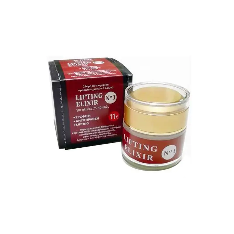 Fito Lifting Elixir No1, Κρέμα Προσώπου, Ματιών και Λαιμού για Σύσφιξη και Αντιγήρανση, για ηλικίες 25-40 ετών, 50ml