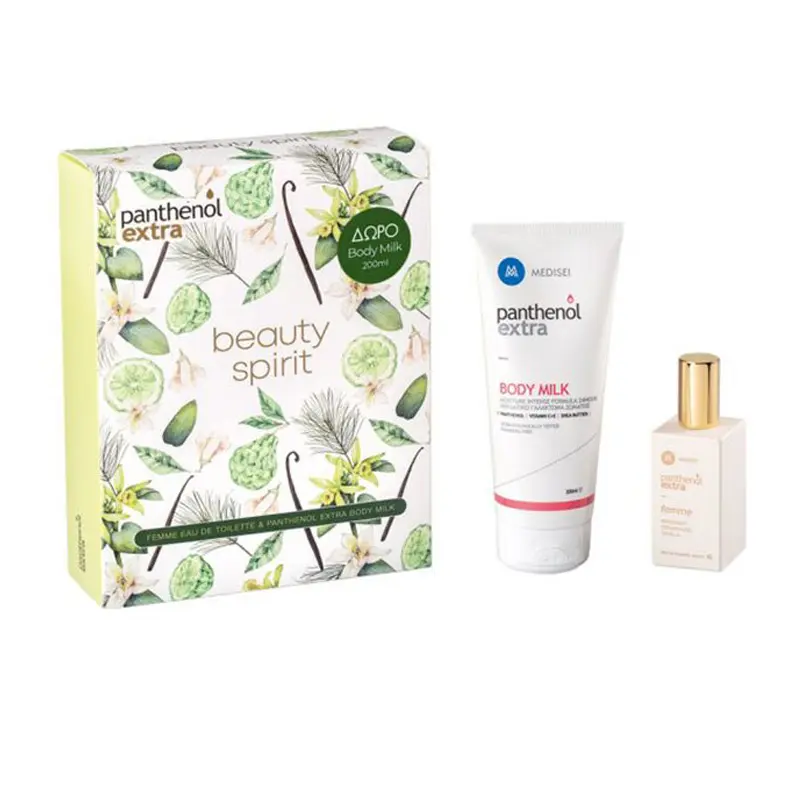 Panthenol Extra Beauty Spirit ( Femme Eau de Toilette 50ml + Body Milk 200ml)