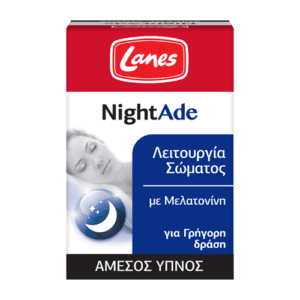 Lanes Nightade, Συμπλήρωμα Διατροφής με μελατονίνη, 90 δισκία