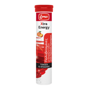 Lanes Multi Extra Energy, γεύση Grapefruit, 20 αναβράζοντα δισκία