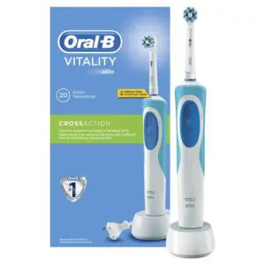 Oral-B Vitality Cross Action White, Ηλεκτρική Οδοντόβουρτσα, 1 τεμάχιο