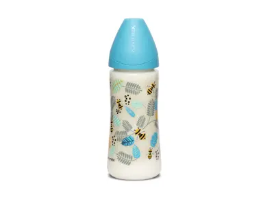 Suavinex Μπιμπερό Πλαστικό 360ml Bee Blue