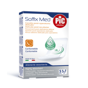 Pic Solution Soffix Αυτοκόλλητη Γάζα, 8cmx10cm, 5 τεμάχια