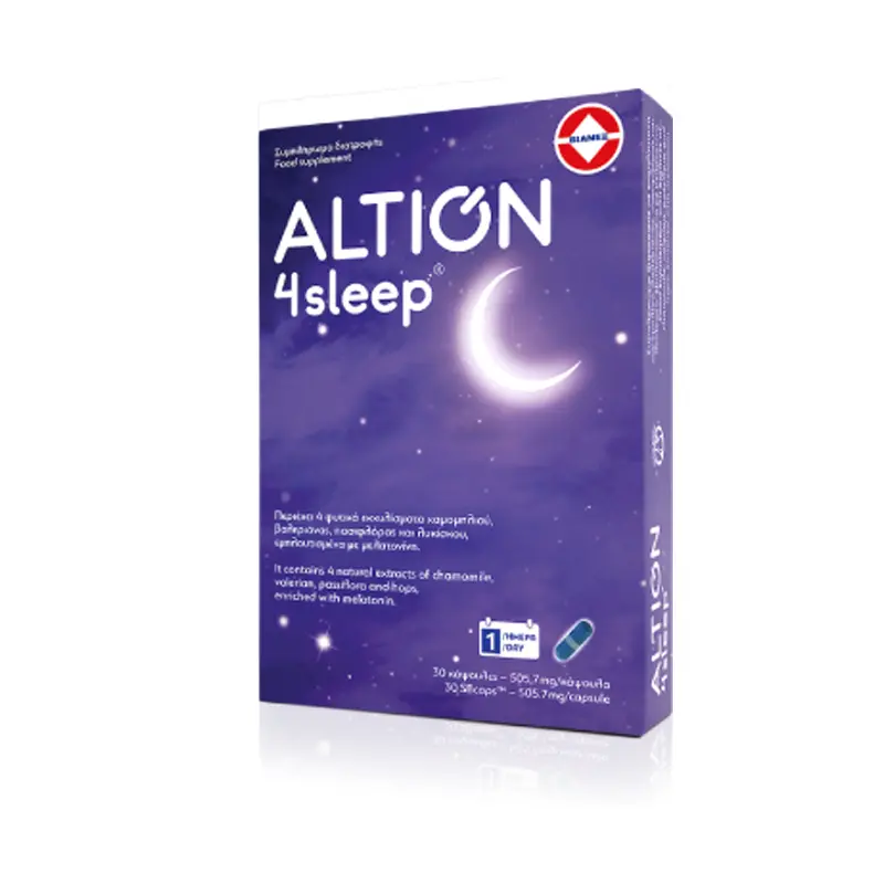 ALTION 4Sleep, για τη βελτίωση της ποιότητας του ύπνου, 30 Caps
