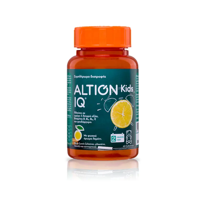 ALTION Kids IQ, 60 Ζελεδάκια με γεύση λεμόνι